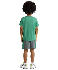 Nike Boys' 4-7 Short-Sleeve T-Shirt and Shorts, 2-Piece Set