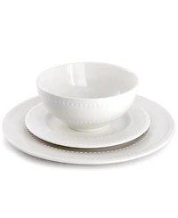 Elama Genevieve 12-Piece Dinnerware Set, Service For 4