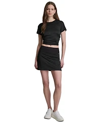 Dkny Sport Women's Side Pocket Logo Skort