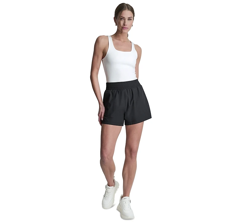 Dkny Sport Women's Hudson Stretch High-Rise Shorts
