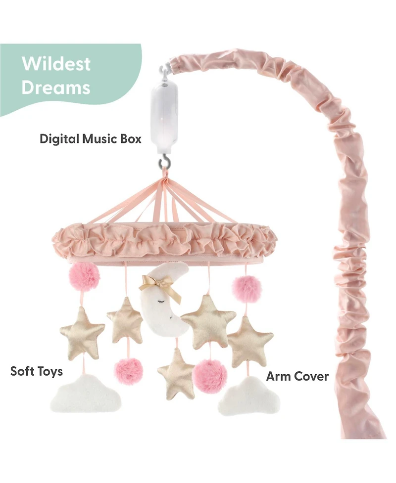The Peanutshell Baby Grace Celestial Musical Crib Mobile