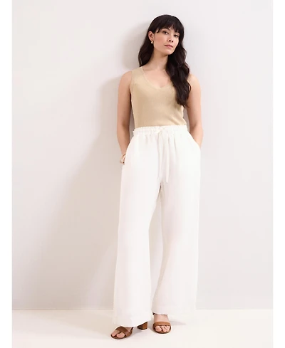 Phase Eight Women's Rowan Wide Leg Linen Trousers