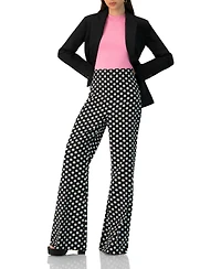 Ivonne Women's Polka Dot Flared Pants