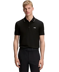 Boss by Hugo Men's Tonal Logo Slim-Fit Polo Shirt