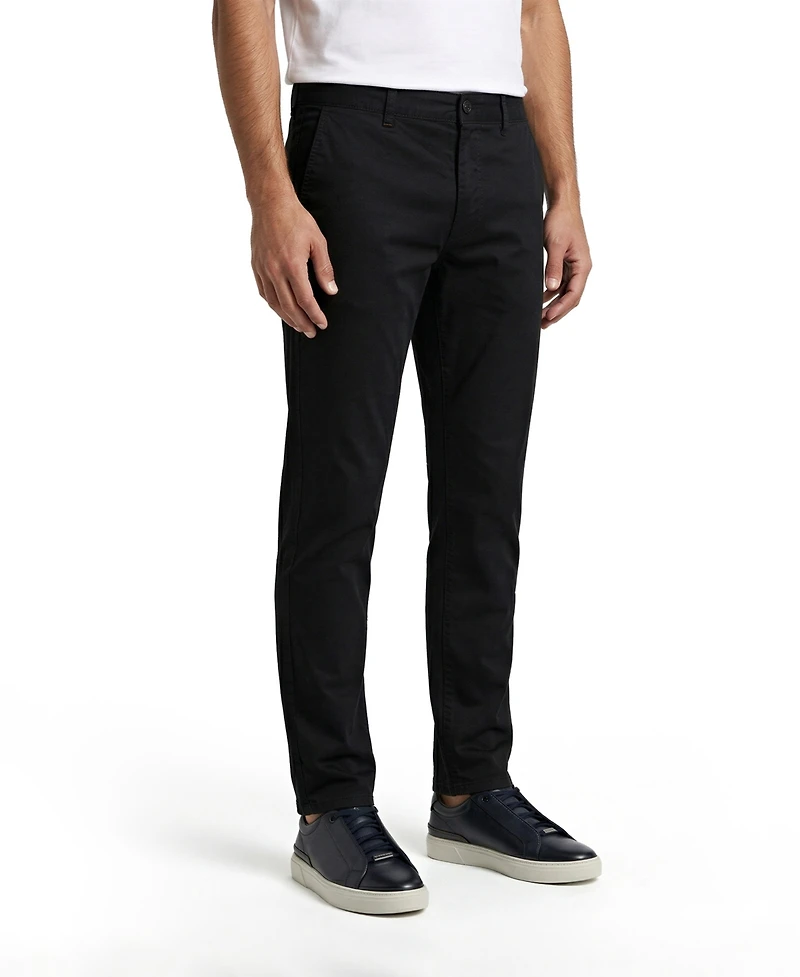 Boss by Hugo Men's Stretch-Cotton Satin Slim-Fit Chinos