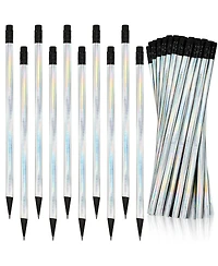Gnuadz Black Wood Holographic Pencil With Eraser 36 Pack