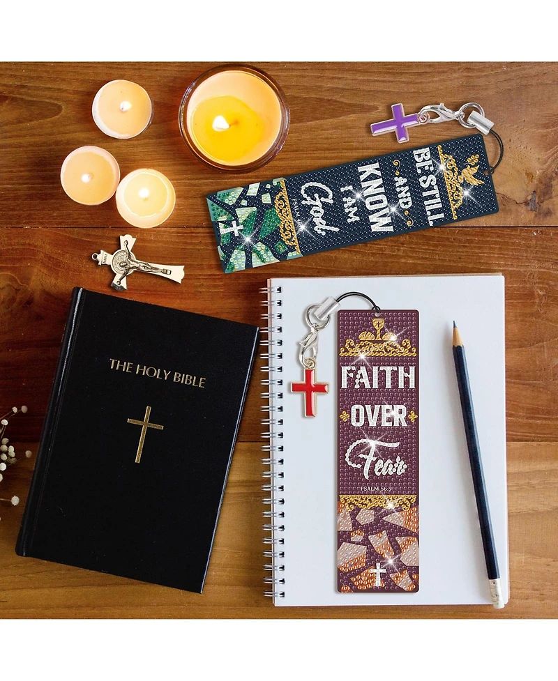 Gnuadz Verse Art 5d Beaded Bookmark Tassel Diy Bible