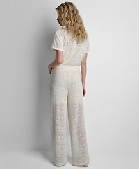 Dkny Women's Straight-Leg Drawstring Pants