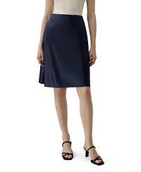 Lilysilk Women's Stretchy Charmeuse Minimalist Skirt