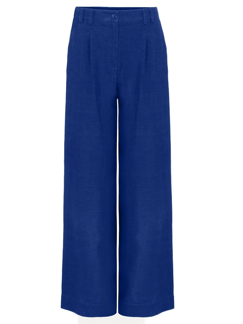 Phase Eight Women's Lottie Wide Leg Linen Trousers