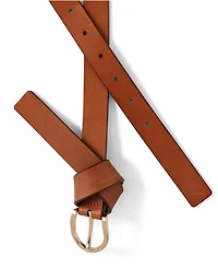 Lands' End Women's Leather Knot Belt