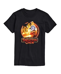 Airwaves Men's Skeleton Crew Retro Circle Short-Sleeve Graphic T-Shirt