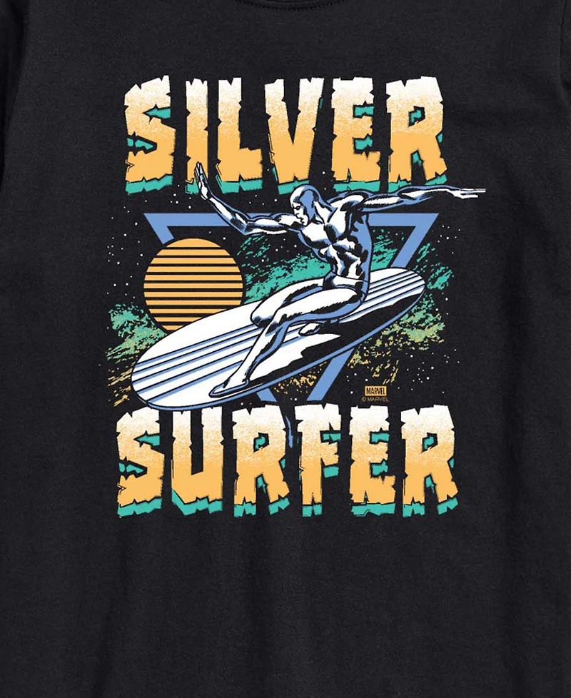 Airwaves Men's Fantastic Four Silver Surfer Short-Sleeve Graphic T-Shirt
