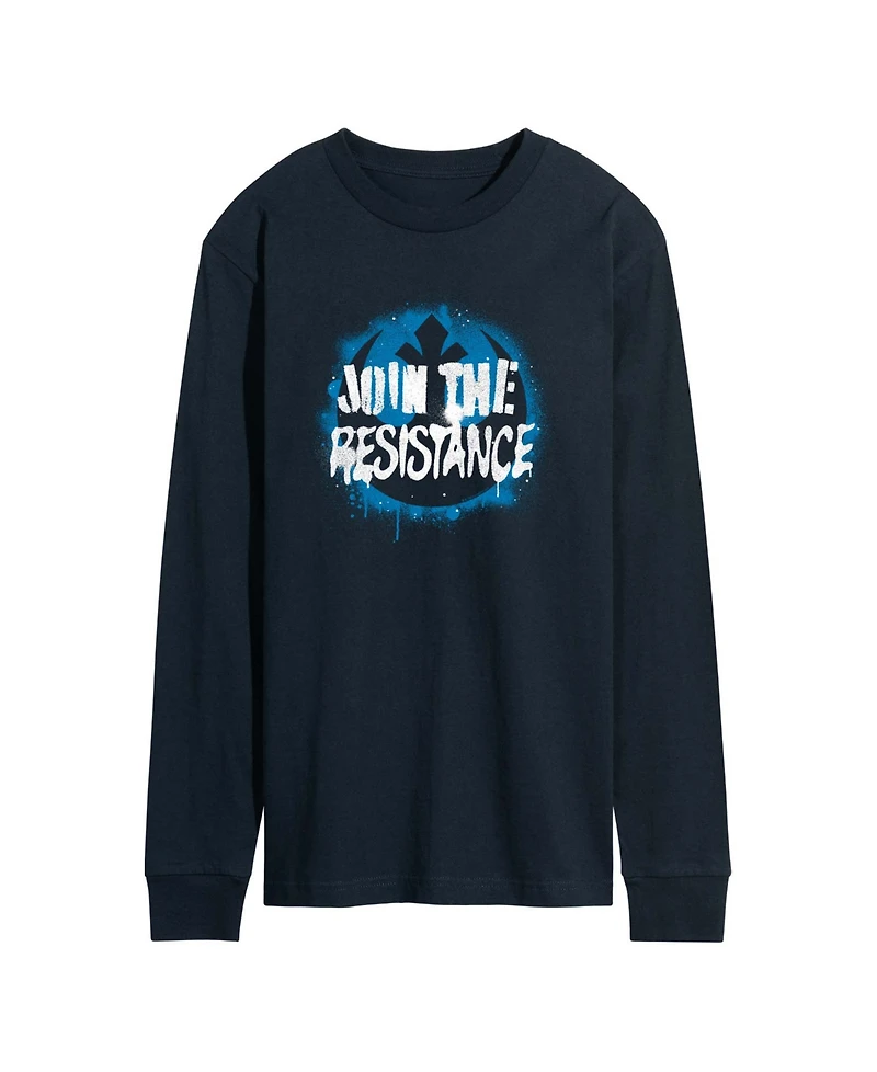 Airwaves Men's Join The Resistance Long-Sleeve Graphic T-Shirt
