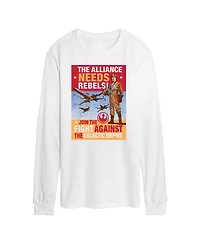 Airwaves Men's Luke Rebels Needed Long-Sleeve Graphic T-Shirt