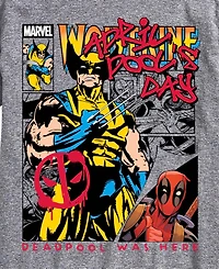 Airwaves Men's Deadpool April Pool's Day Comic Short-Sleeve Graphic T-Shirt