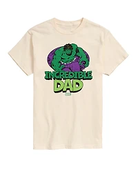 Airwaves Men's The Hulk Incredible Dad Short-Sleeve Graphic T-Shirt
