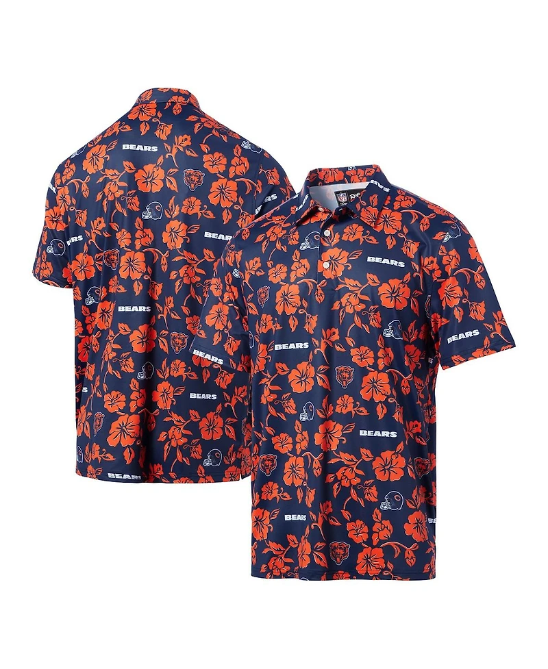 Reyn Spooner Men's Navy Chicago Bears Pua Performance Polo Shirt