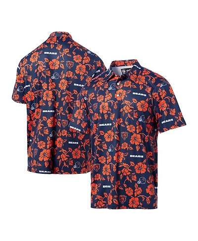Reyn Spooner Men's Navy Chicago Bears Pua Performance Polo Shirt