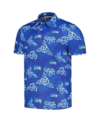 Reyn Spooner Men's Royal Seattle Seahawks Throwback Pua Performance Polo Shirt