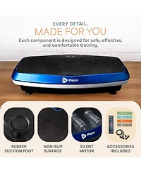 LifePro Hovert 3D Vibration Plate – Dual Motor Oscillation, Lateral & 3D Motion for Whole Body Fitness