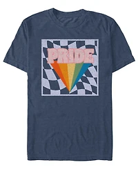 Design By Humans Men's Pride Checkers Short-Sleeve T-Shirt