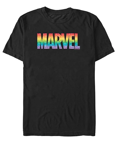 Design By Humans Men's Multiple Rainbows Short-Sleeve T-Shirt