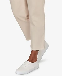 Alfred Dunner Petite Camden Market Natural Super Stretch Ankle Pants