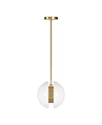 Hudson & Canal Kyriana 10" Wide Metal 2-Light Pendant