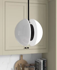 Hudson & Canal Kyriana 10" Wide Metal 2-Light Pendant