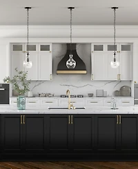 Hudson & Canal Verona 7" Wide Metal Pendant