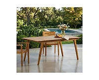 sumyeg Outdoor 69-Inch Solid Wood Dining Table