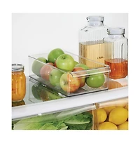 iDesign Large Stackable Fridge Bin with Handle