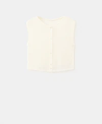Mango Women's Open-Knit Wool Top