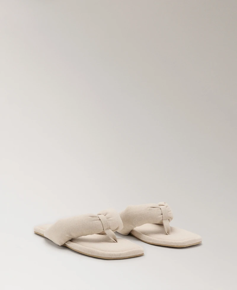 Mango Women's Padded Mule Slippers