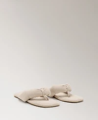 Mango Women's Padded Mule Slippers