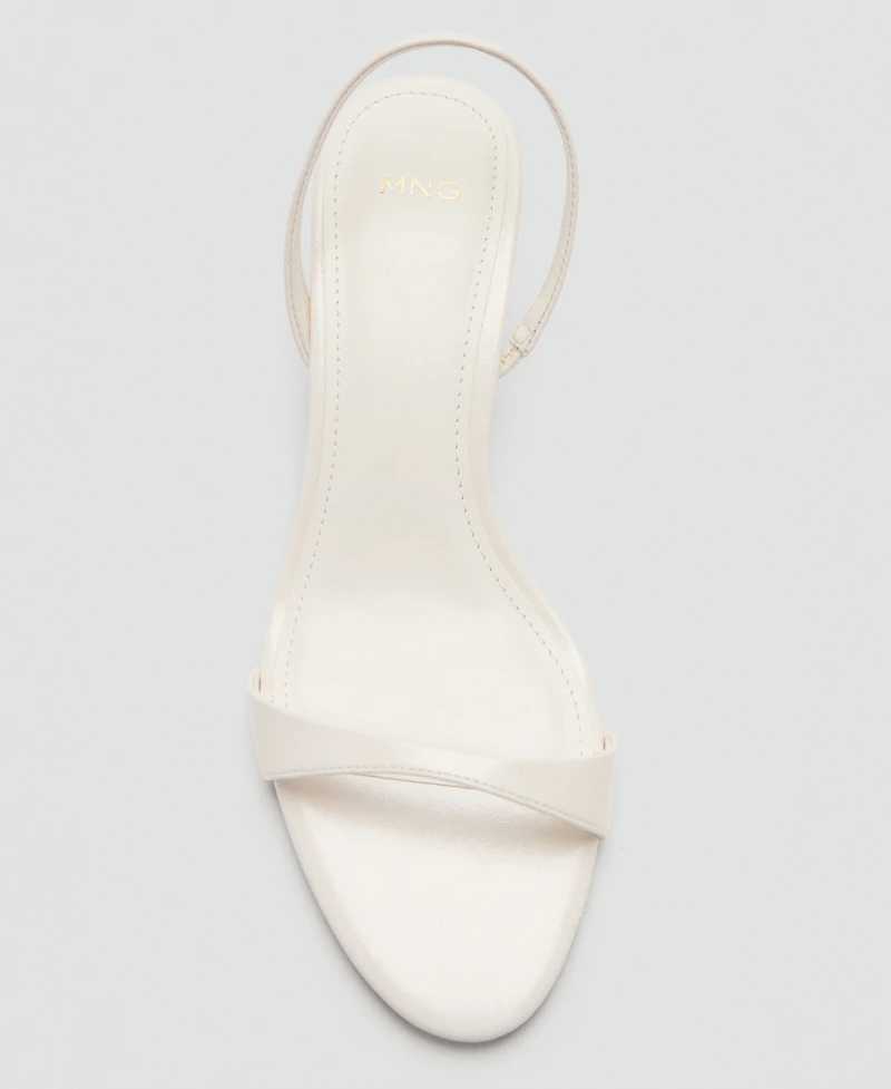 Mango Women's Kitten-Heel Strap Sandals