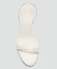 Mango Women's Kitten-Heel Strap Sandals