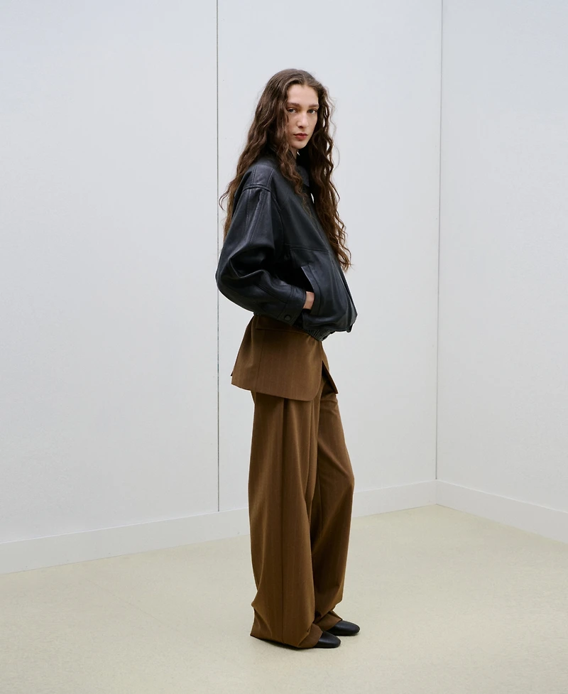 Mango Women's Pinstripe Suit Pants