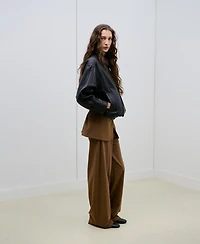 Mango Women's Pinstripe Suit Pants