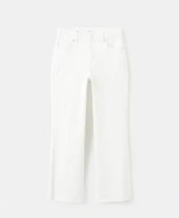 Mango Women's Sienna Flared Cropped Jeans