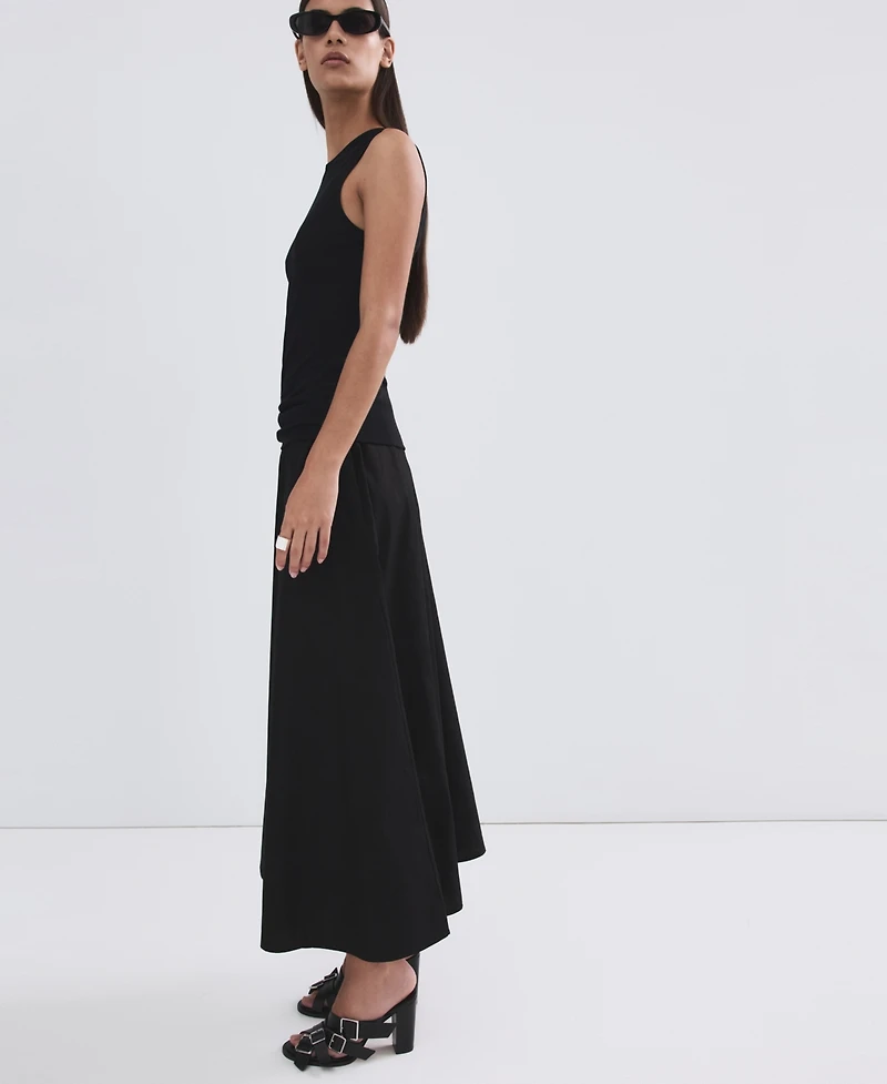 Mango Women's Flared Cotton Skirt