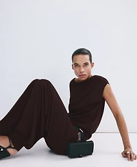 Mango Women's Knit Balloon Pants