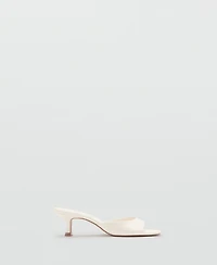 Mango Women's Kitten Heel Sandals