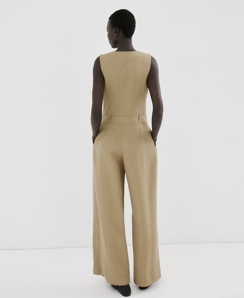 Mango Women's Lyocell Combined Jumpsuit
