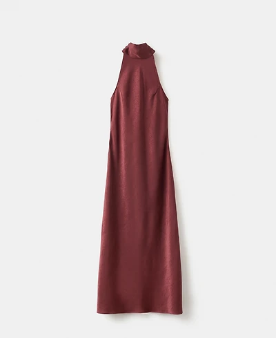 Mango Women's Bow Halter-Neck Dress