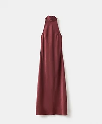 Mango Women's Bow Halter-Neck Dress