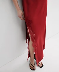 Mango Women's Scarf Asymmetrical Dress