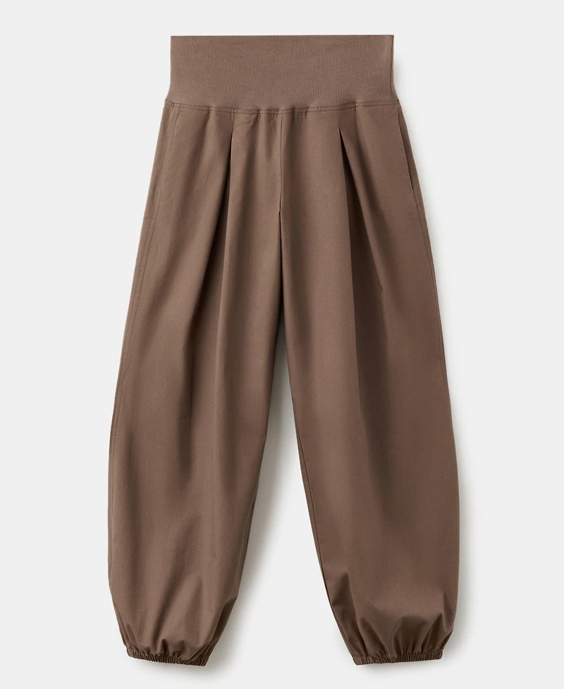 Mango Women's High-Waisted Balloon Pants