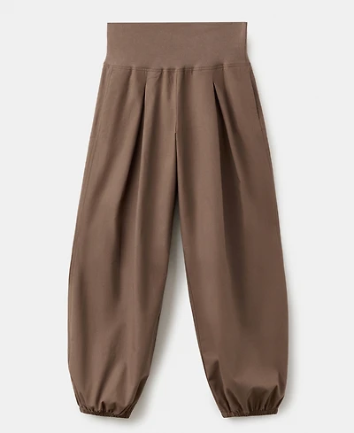 Mango Women's High-Waisted Balloon Pants